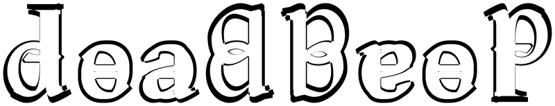 Ambigram for deadbeef in Genbasb